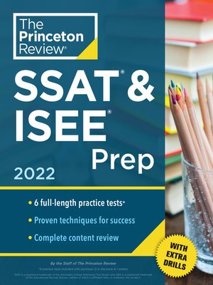 cover image of Princeton Review SSAT & ISEE Prep, 2022
